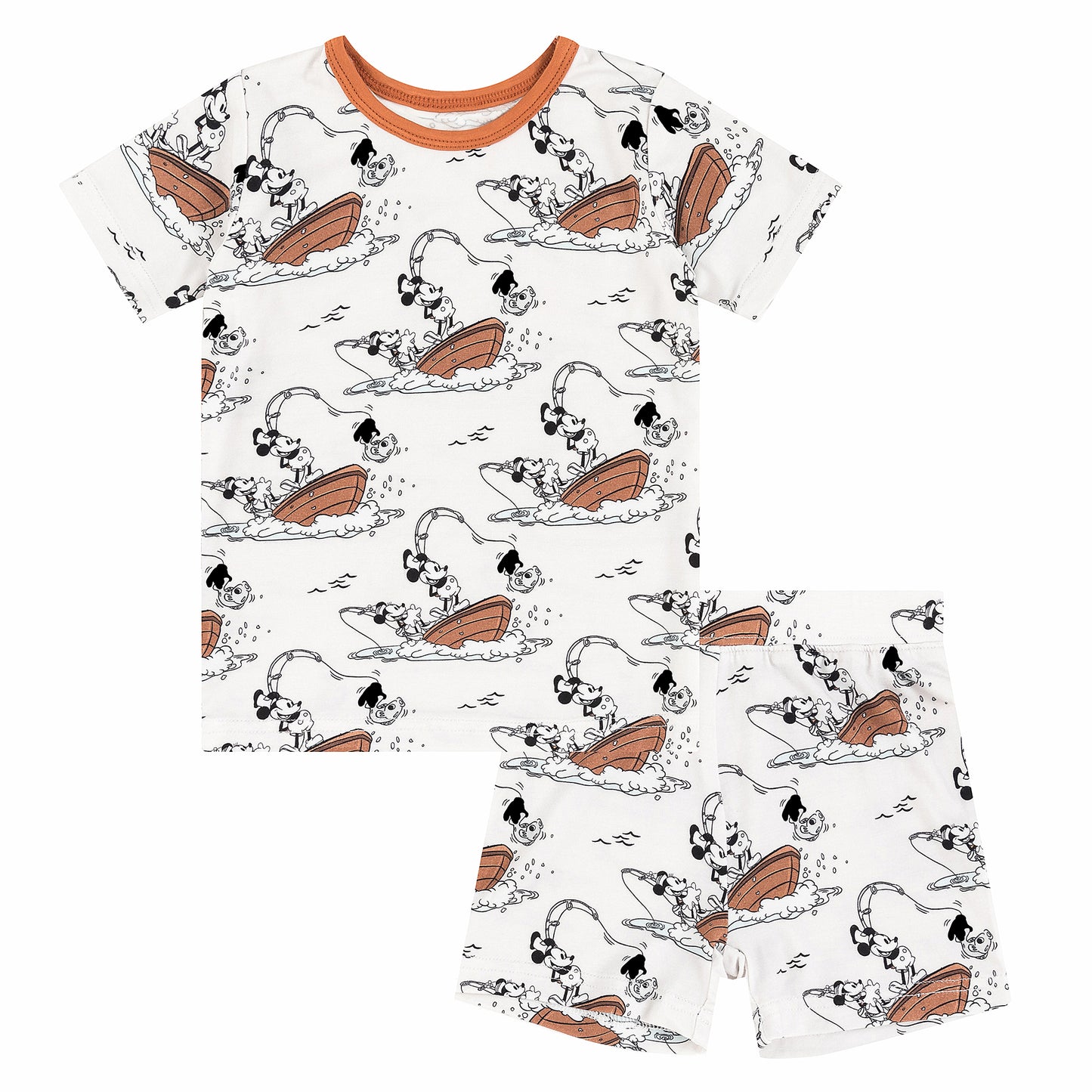 Bamboo Kid Two-Piece Short Pajama Set