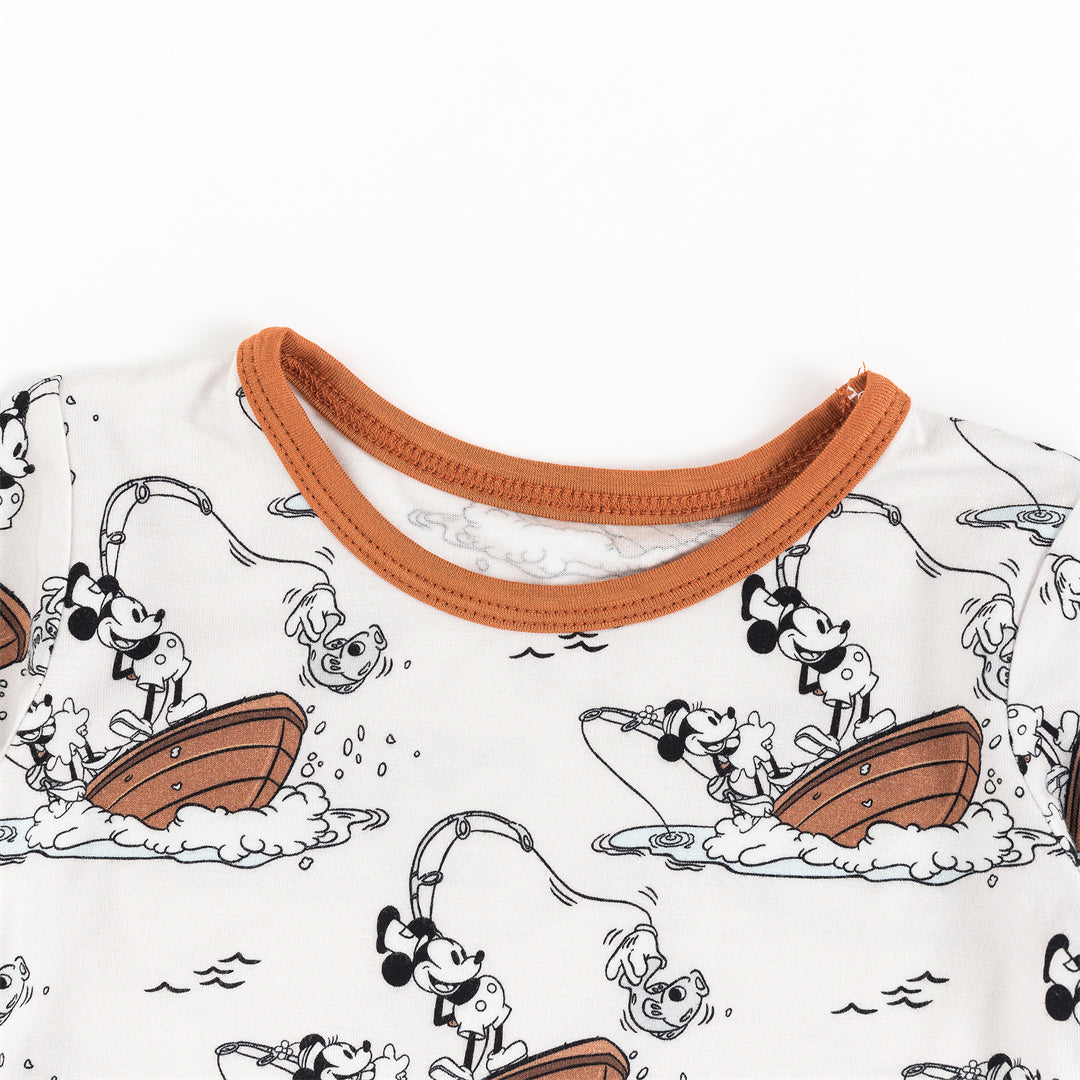 Bamboo Kid Two-Piece Short Pajama Set