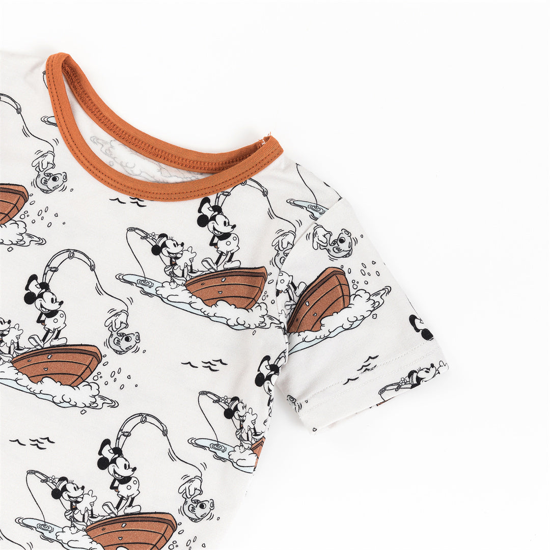 Bamboo Kid Two-Piece Short Pajama Set