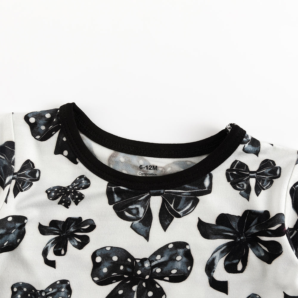 북유럽 드림 풀 그린 패턴 대나무 여름 파자마 반바지 세트