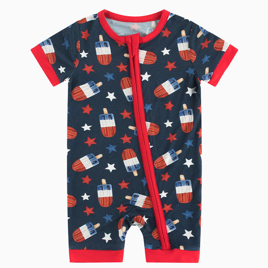 북유럽 드림 잔디 녹색 패턴 짧은 대나무 지피 아기 장난 꾸러기