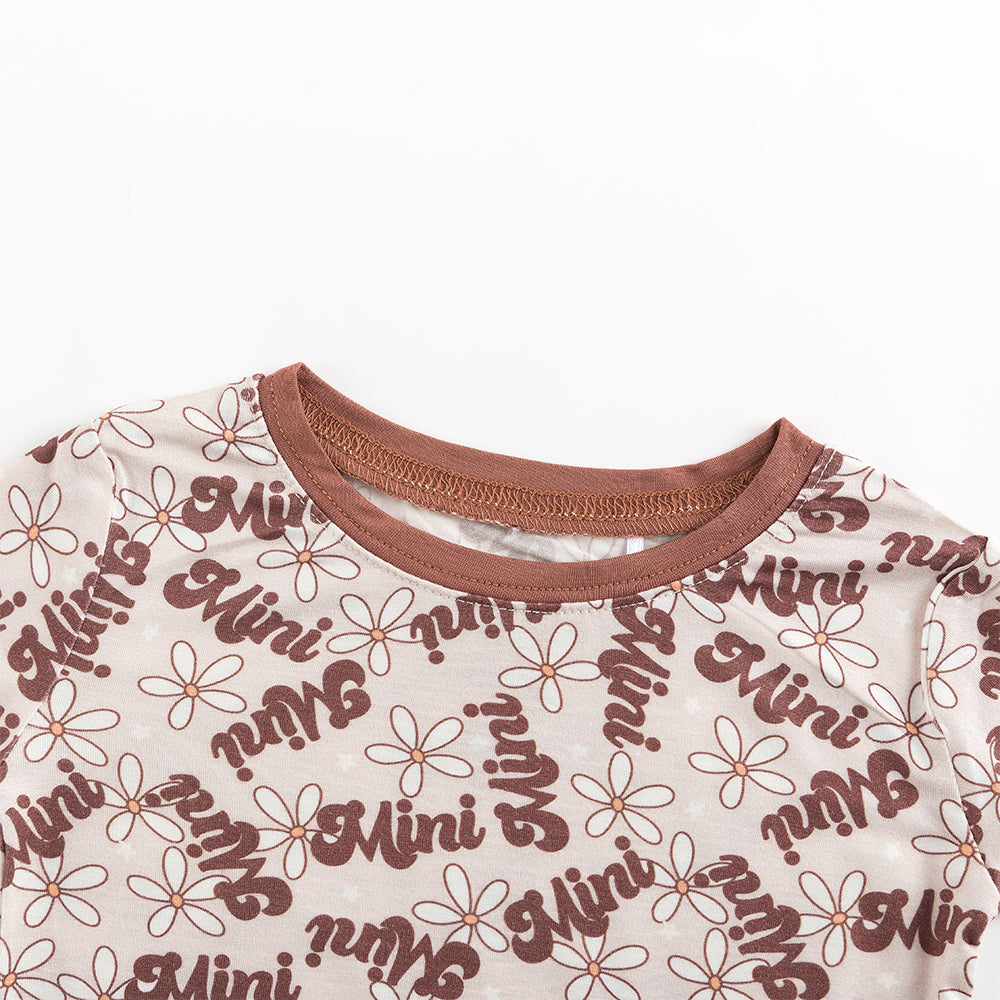 Mini Daisy Bamboo Long Sleeve Pajama Set