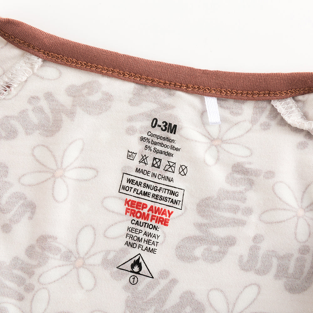 Idiot Ole Bear Bamboo Long Sleeper Sleeper