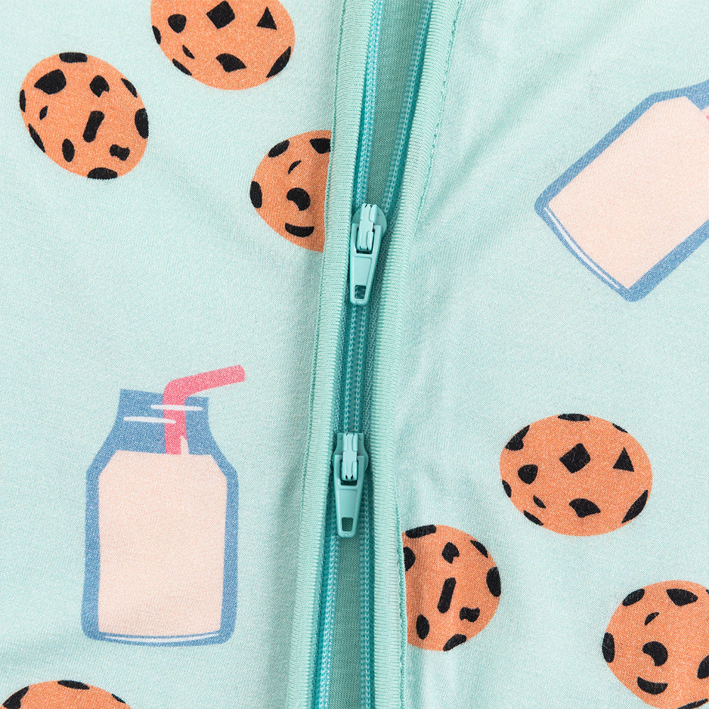 Cookies Milk Short Bamboo Zippy Baby Romper