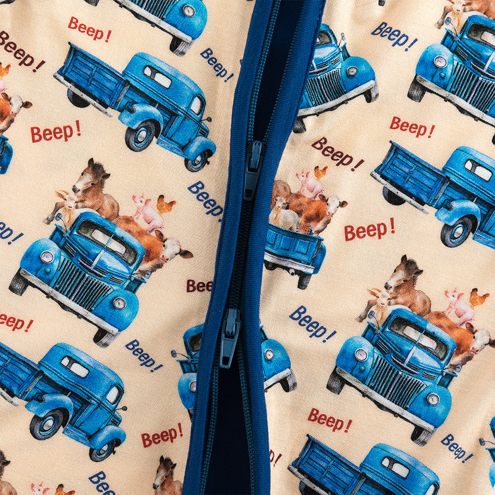 북유럽 드림 잔디 녹색 패턴 짧은 대나무 지피 아기 장난 꾸러기