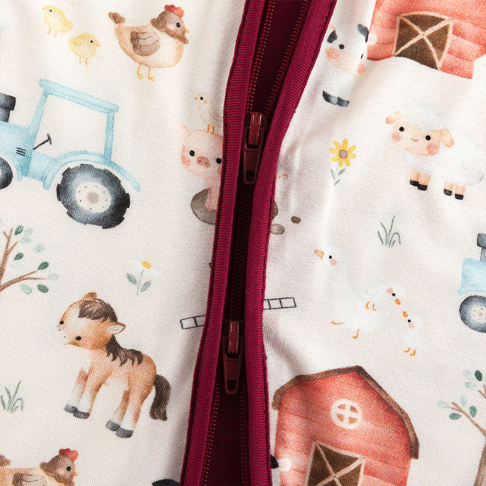 북유럽 드림 잔디 녹색 패턴 짧은 대나무 지피 아기 장난 꾸러기