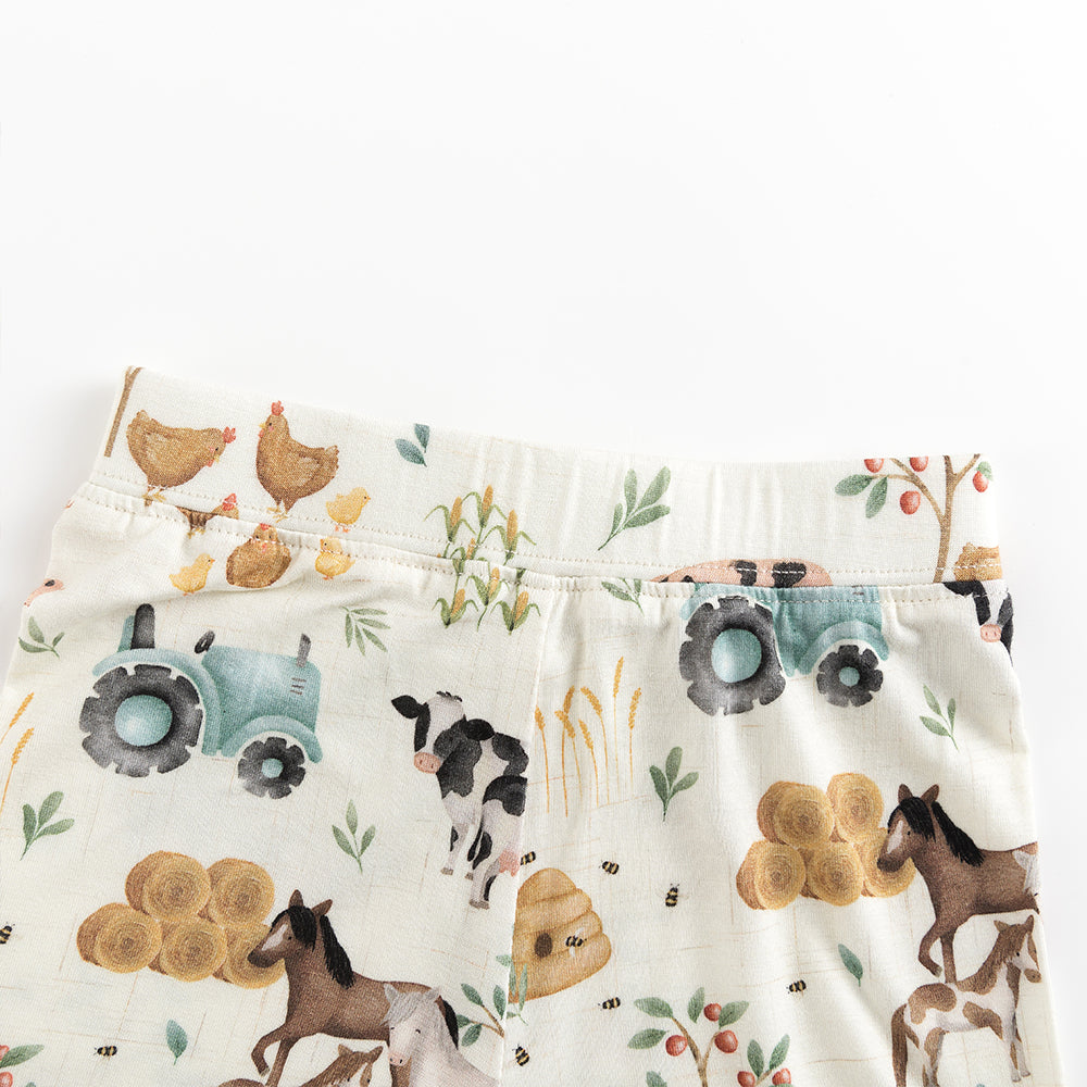 북유럽 드림 잔디 녹색 패턴 짧은 대나무 지피 아기 장난 꾸러기