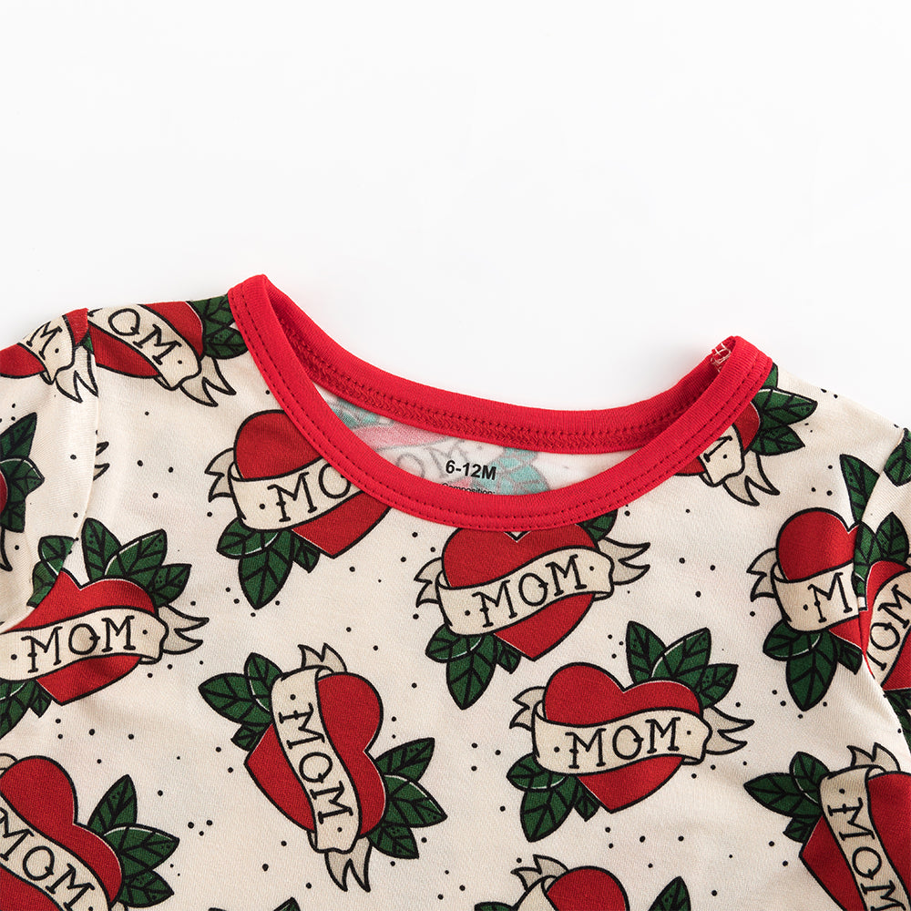 북유럽 드림 잔디 녹색 패턴 짧은 대나무 지피 아기 장난 꾸러기