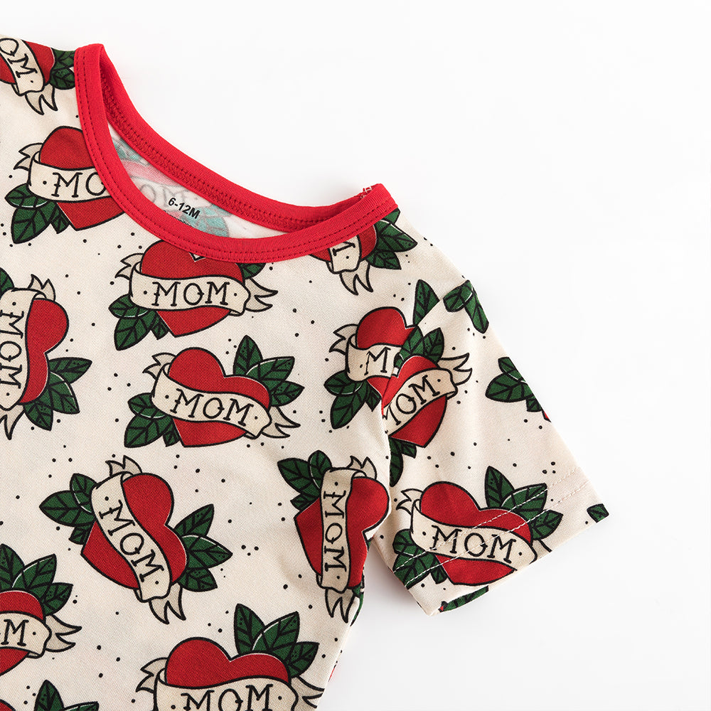 북유럽 드림 잔디 녹색 패턴 짧은 대나무 지피 아기 장난 꾸러기