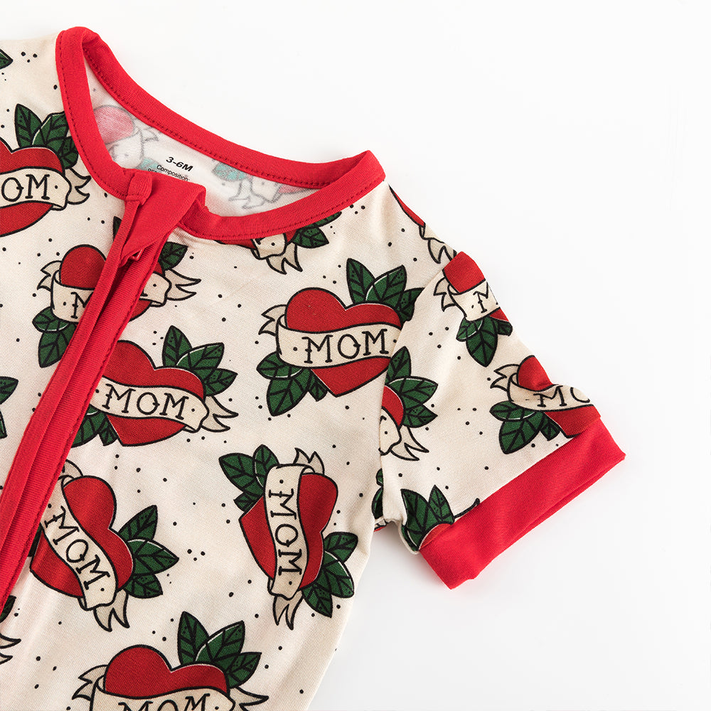 북유럽 드림 잔디 녹색 패턴 짧은 대나무 지피 아기 장난 꾸러기