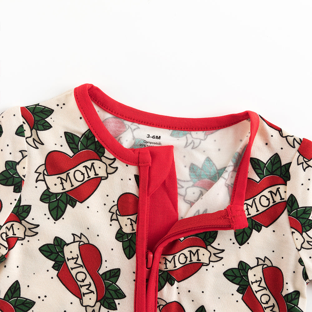 북유럽 드림 잔디 녹색 패턴 짧은 대나무 지피 아기 장난 꾸러기