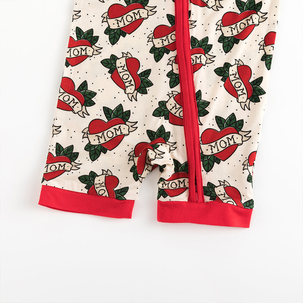 북유럽 드림 잔디 녹색 패턴 짧은 대나무 지피 아기 장난 꾸러기