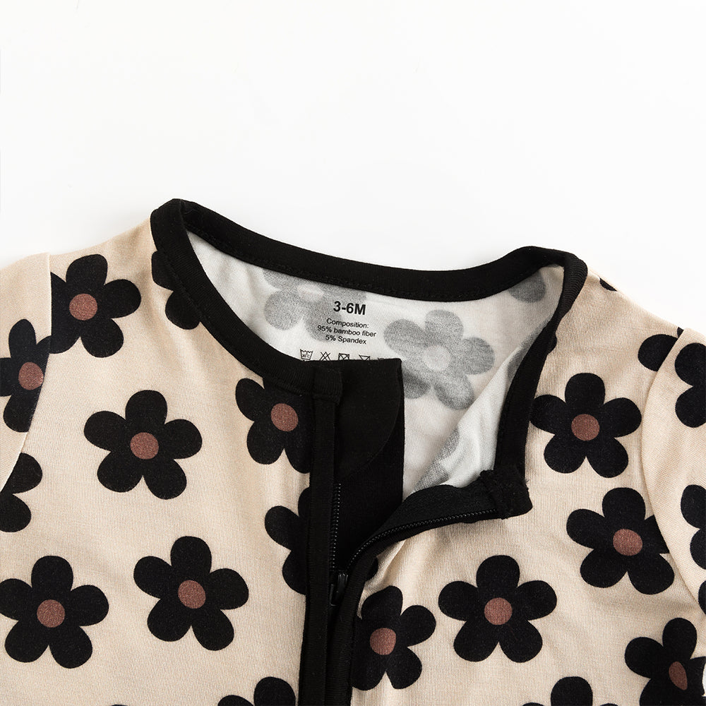 북유럽 드림 잔디 녹색 패턴 짧은 대나무 지피 아기 장난 꾸러기