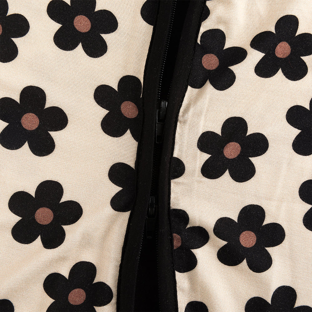 북유럽 드림 잔디 녹색 패턴 짧은 대나무 지피 아기 장난 꾸러기