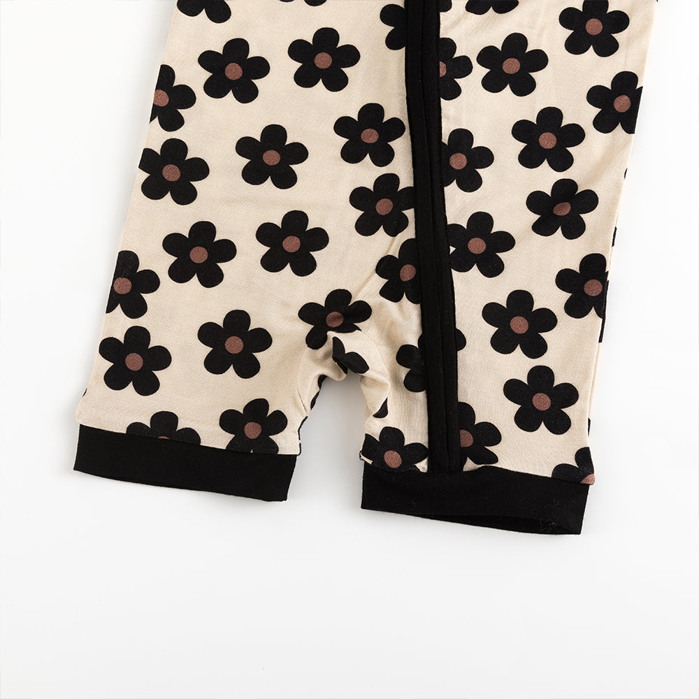 북유럽 드림 잔디 녹색 패턴 짧은 대나무 지피 아기 장난 꾸러기