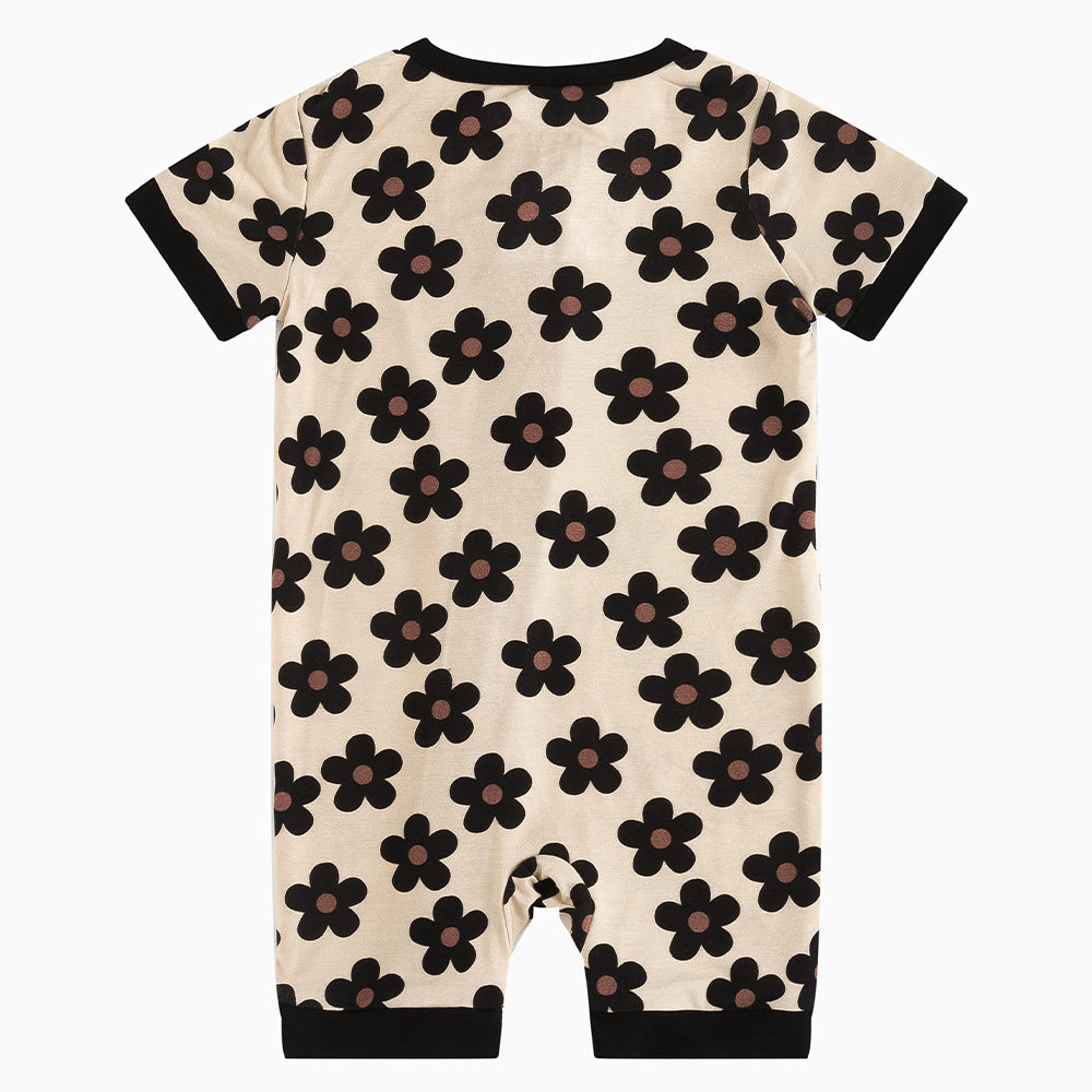 북유럽 드림 잔디 녹색 패턴 짧은 대나무 지피 아기 장난 꾸러기