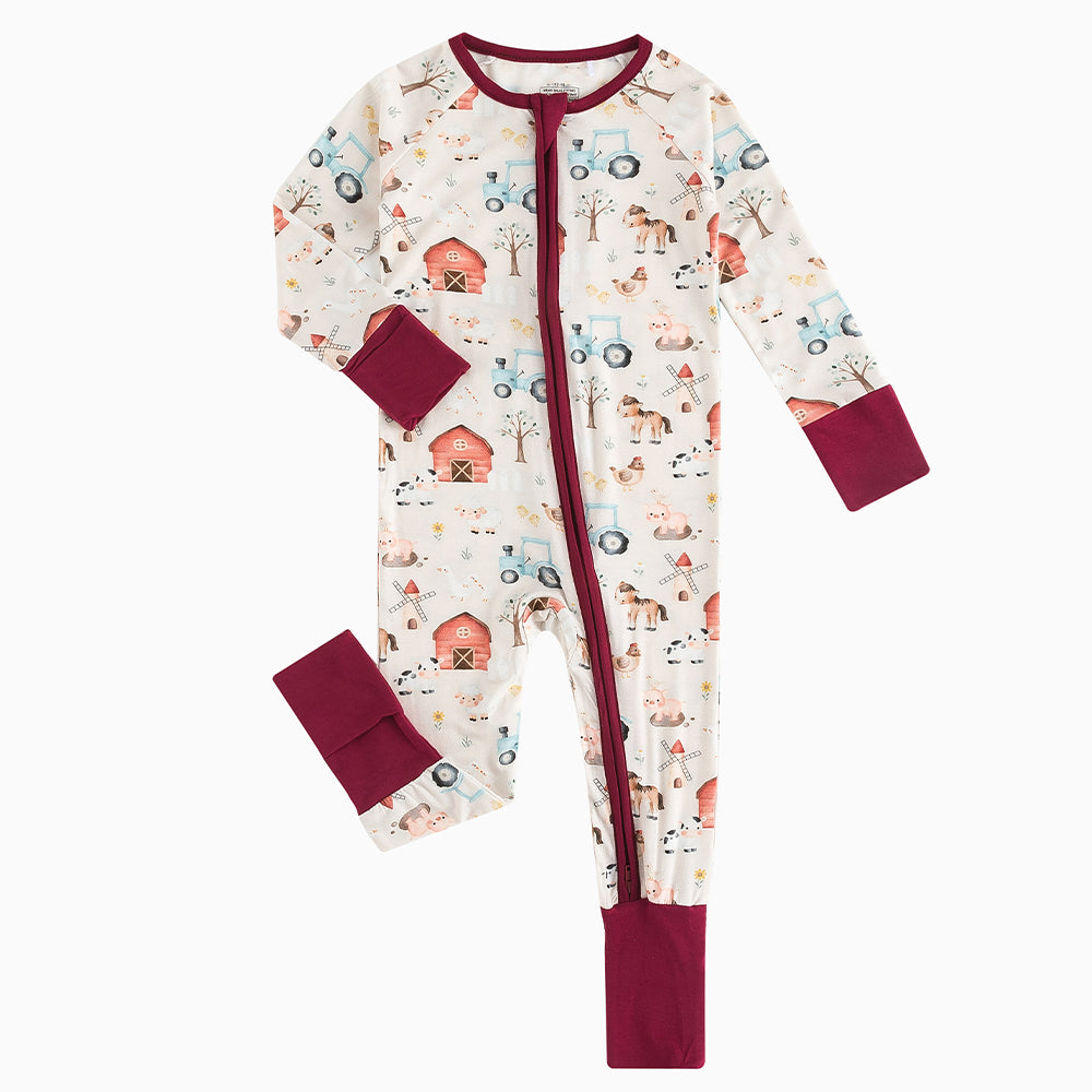 Idiot Ole Bear Bamboo Long Sleeper Sleeper