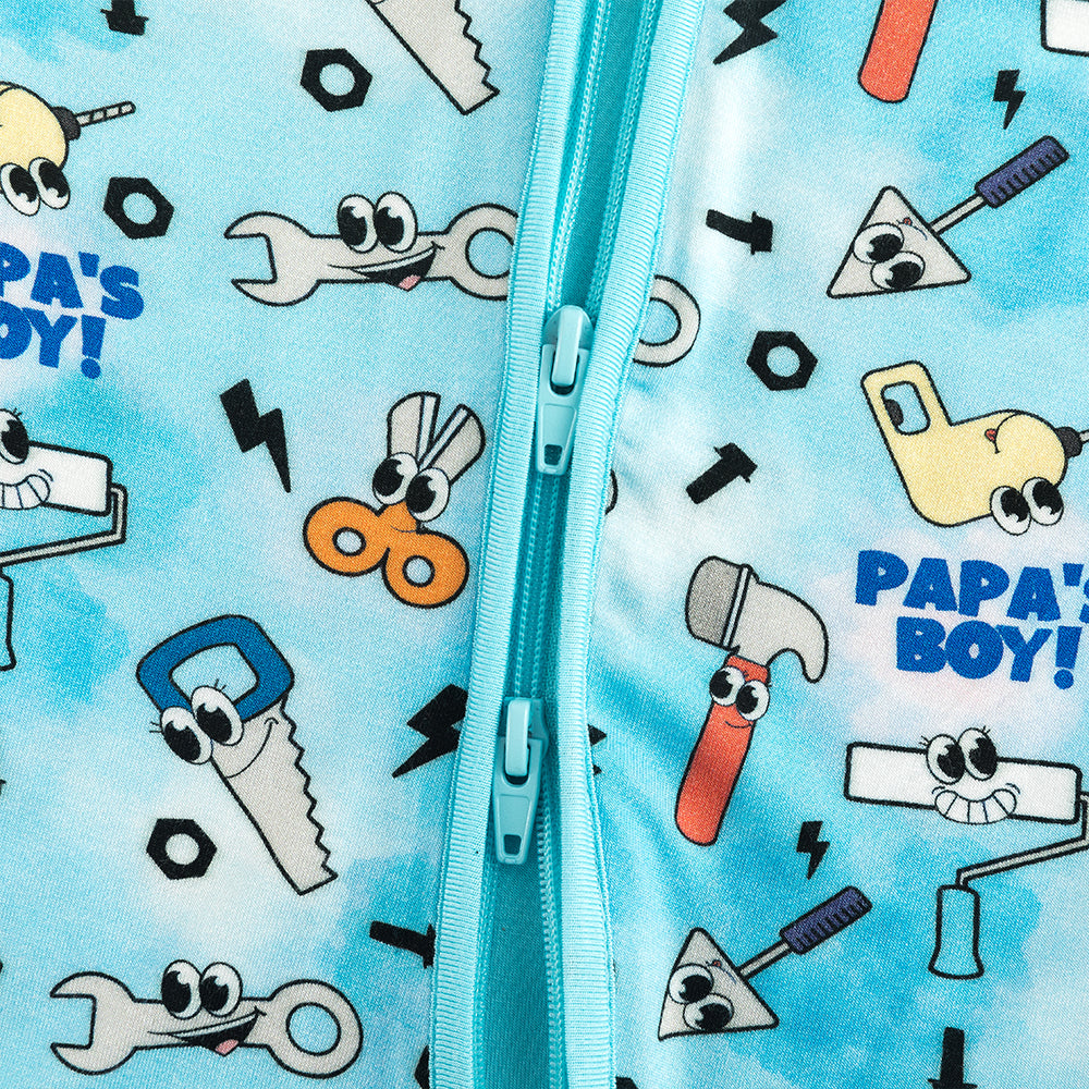 북유럽 드림 잔디 녹색 패턴 짧은 대나무 지피 아기 장난 꾸러기