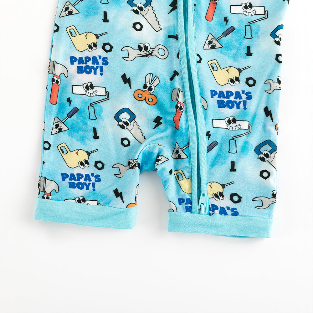 북유럽 드림 잔디 녹색 패턴 짧은 대나무 지피 아기 장난 꾸러기