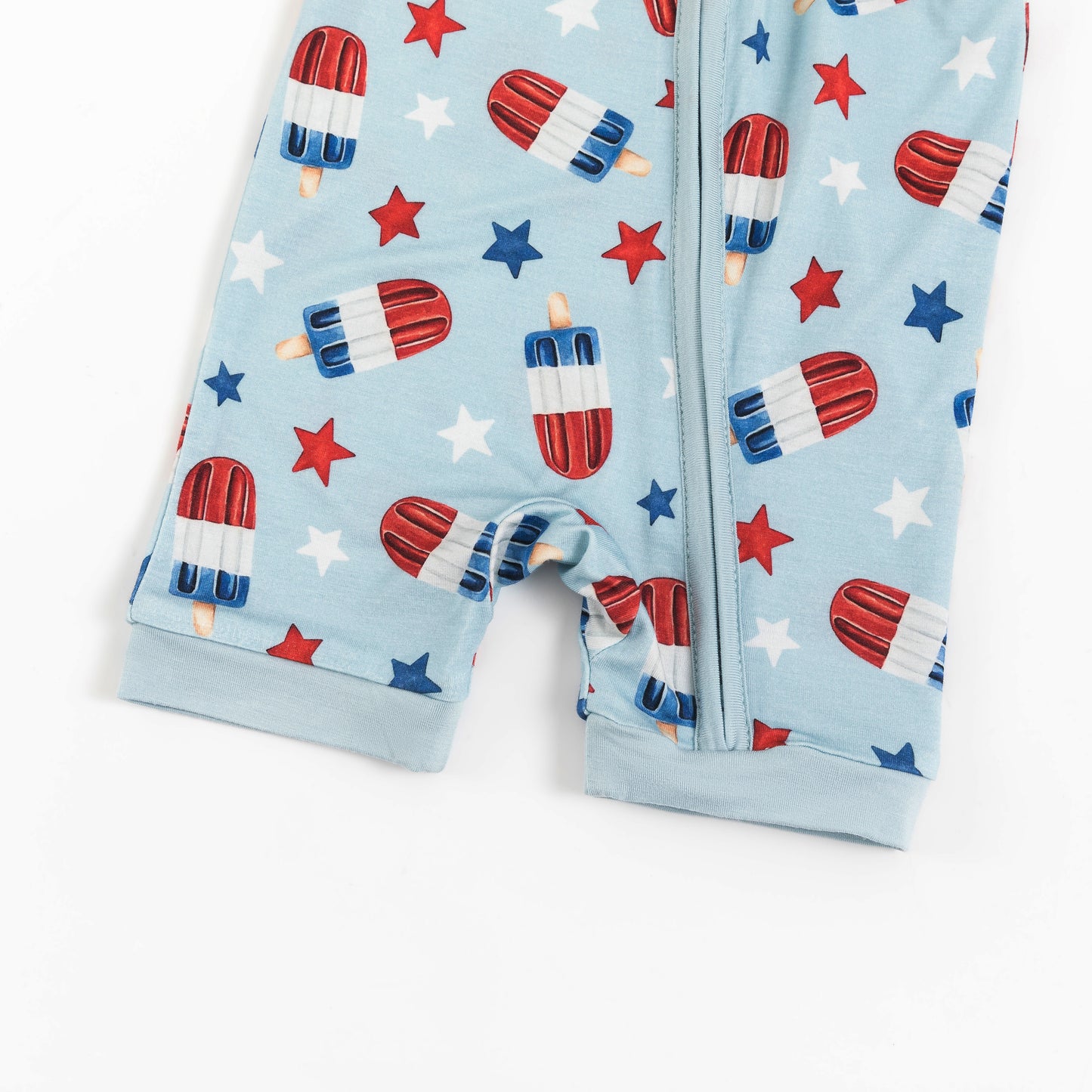 북유럽 드림 잔디 녹색 패턴 짧은 대나무 지피 아기 장난 꾸러기