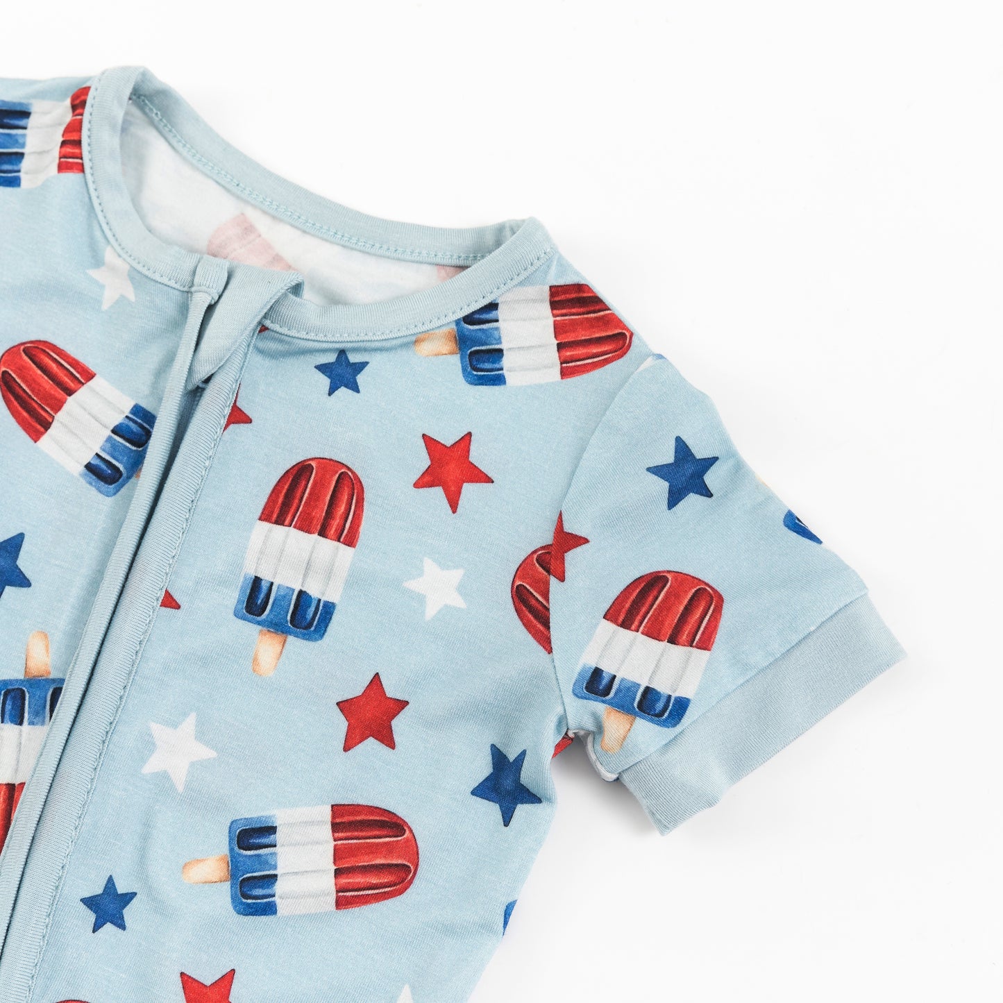 북유럽 드림 잔디 녹색 패턴 짧은 대나무 지피 아기 장난 꾸러기