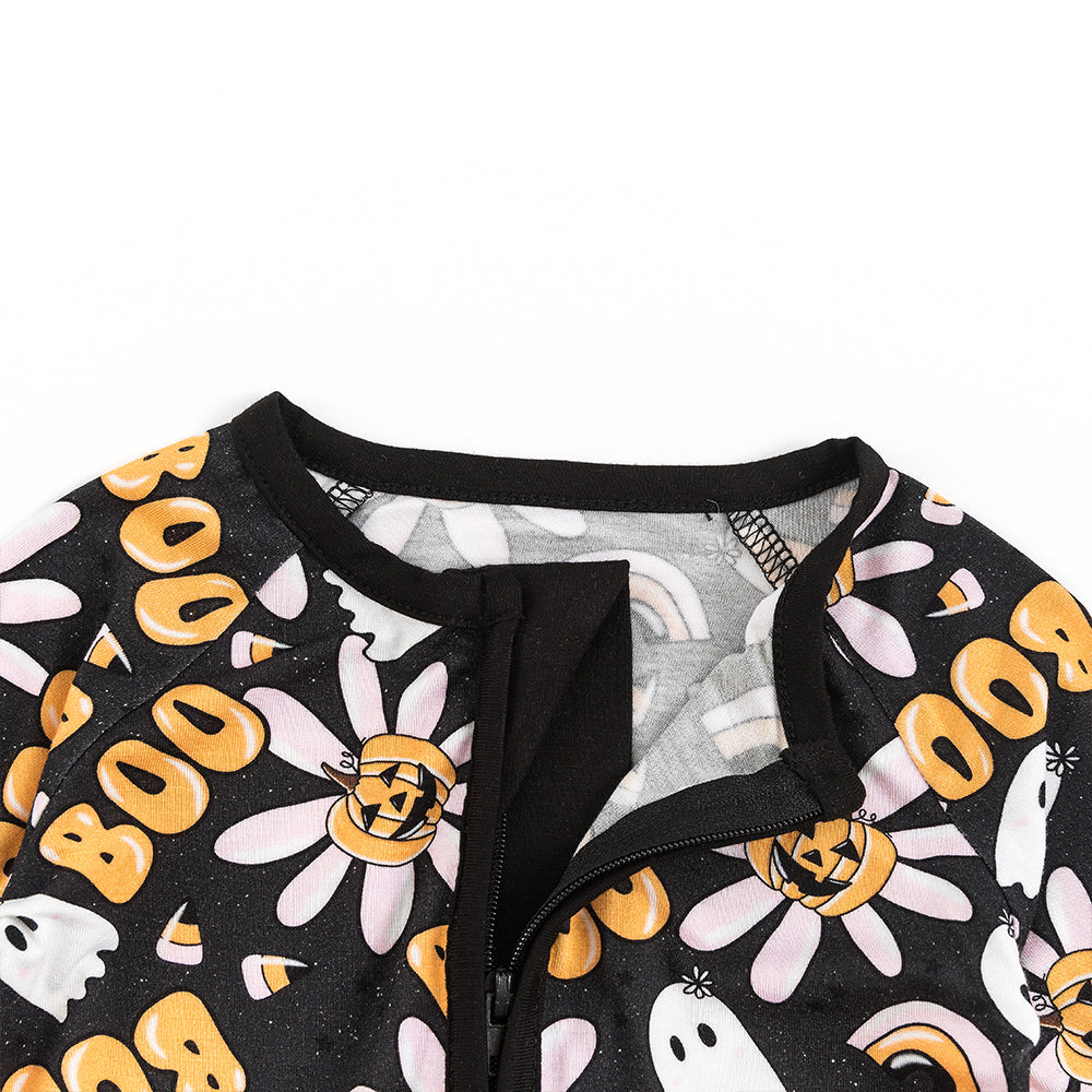 Zipper Romper Pajamas