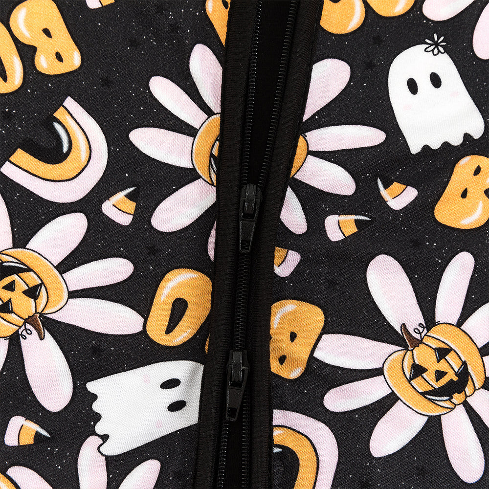 Zipper Romper Pajamas