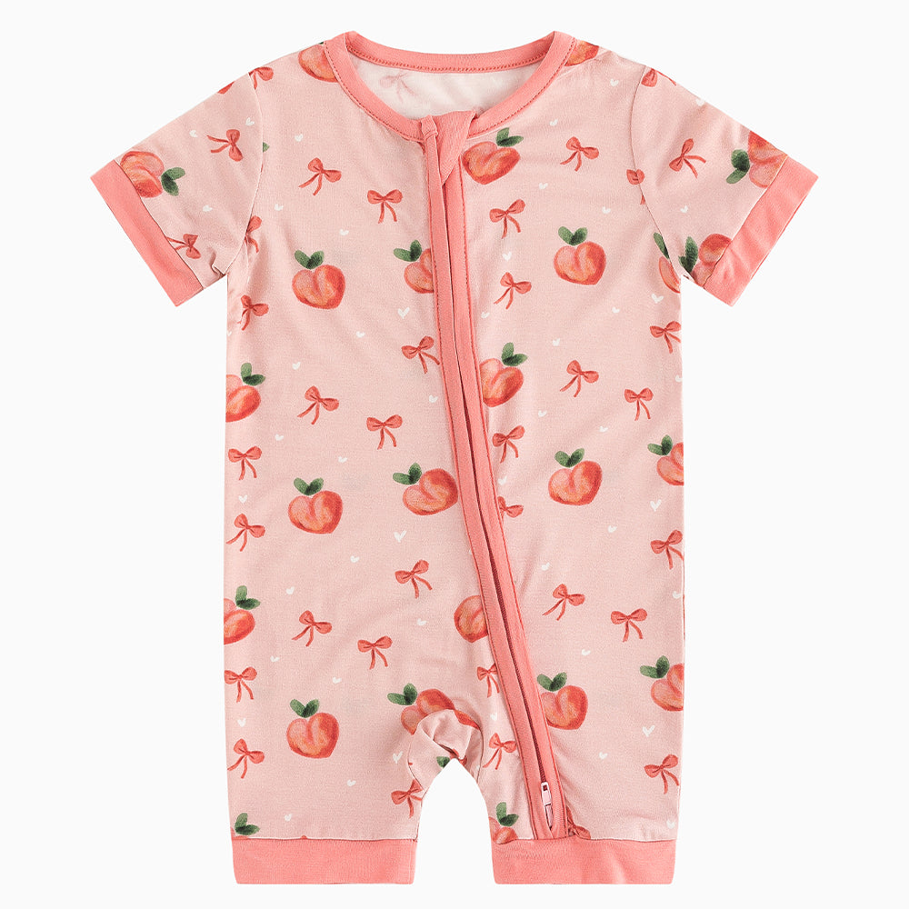 북유럽 드림 잔디 녹색 패턴 짧은 대나무 지피 아기 장난 꾸러기