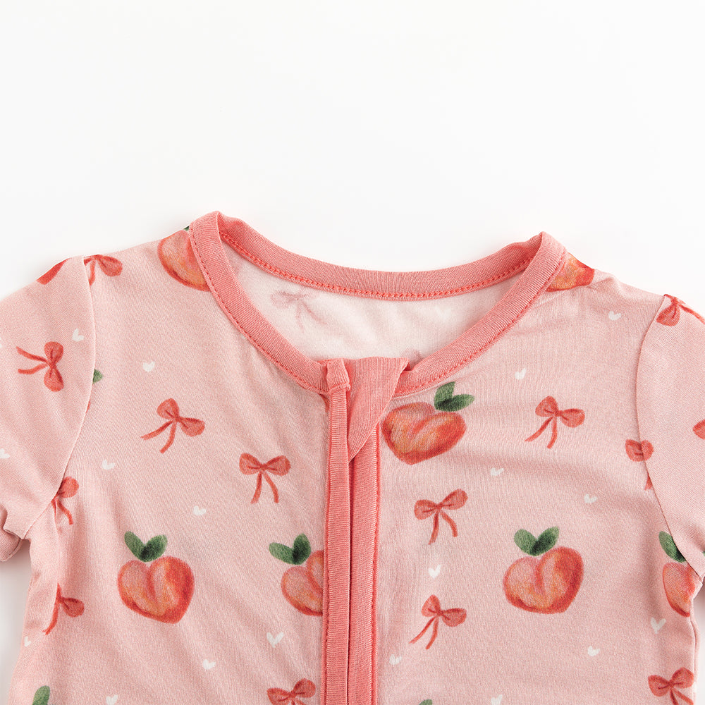 북유럽 드림 잔디 녹색 패턴 짧은 대나무 지피 아기 장난 꾸러기