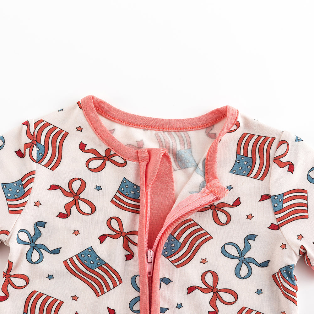 북유럽 드림 잔디 녹색 패턴 짧은 대나무 지피 아기 장난 꾸러기