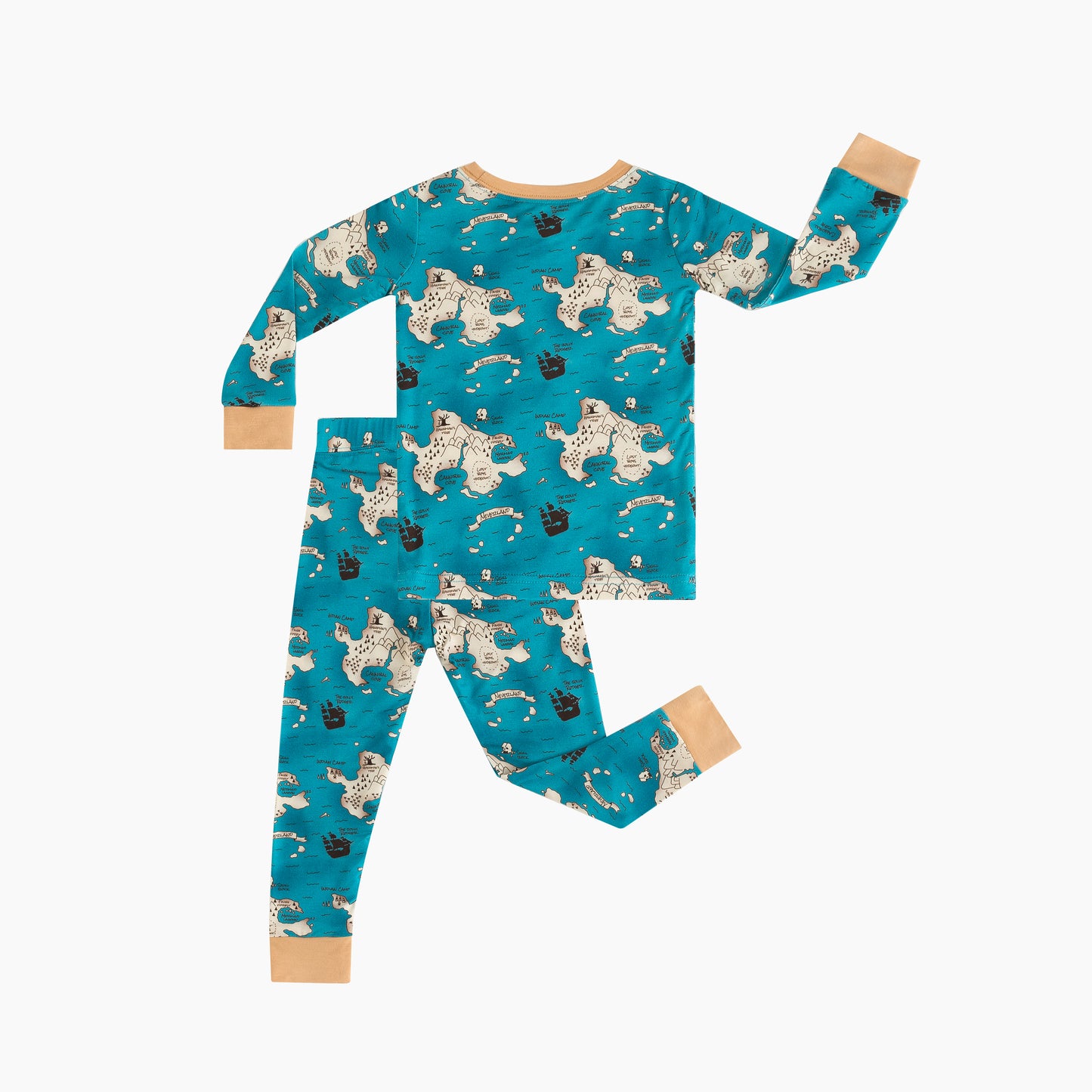 Land And Ocean Kids Bamboo Two-Piece Pajama Set