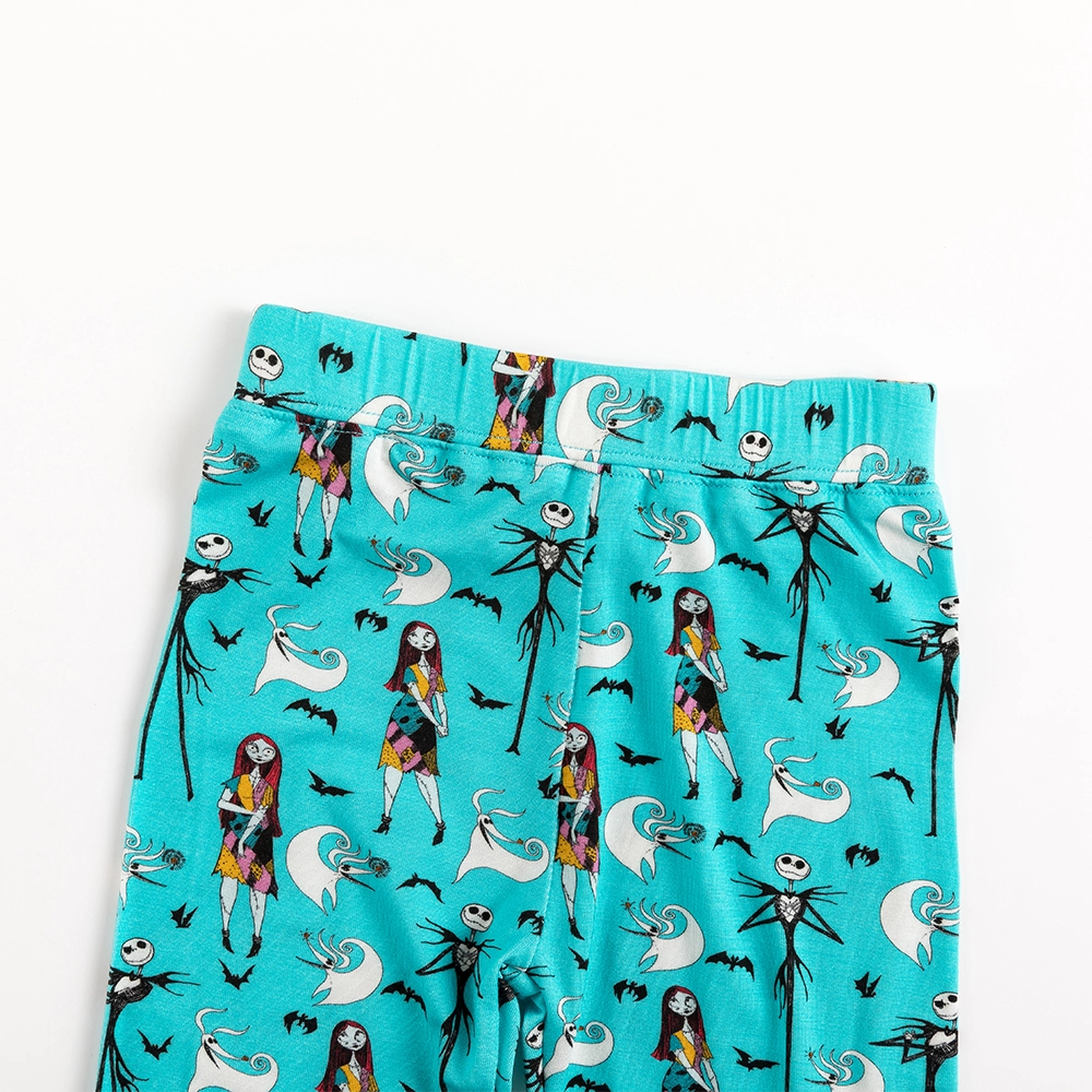 Ensemble de pyjama à manches longues à manches longues en bambou à imprimé de football