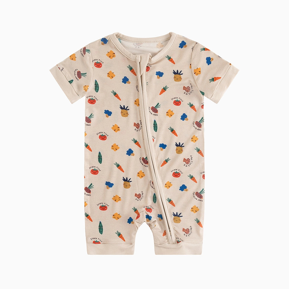 Nordic Dreams Grass Green Pattern court Bamboo Zippy Baby Baber