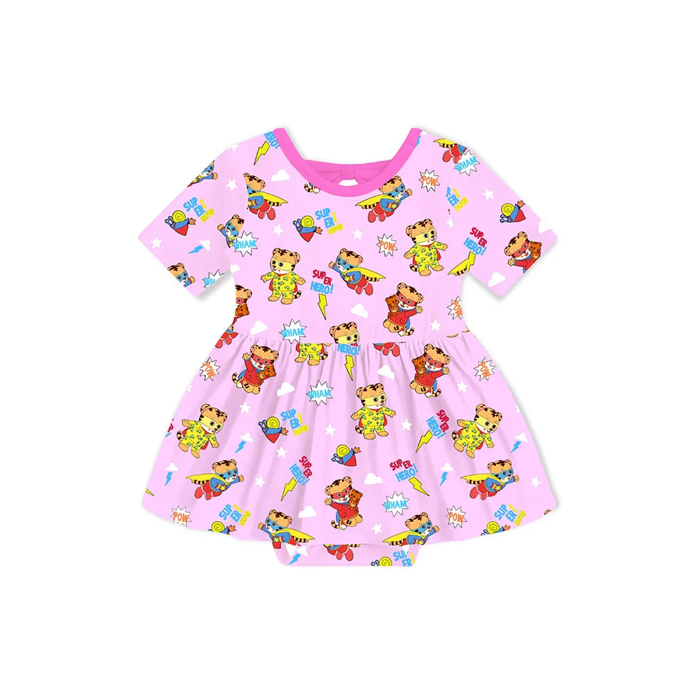 Tiger Neighbor Mom&Me Bamboo Family Short Matching Pajamas