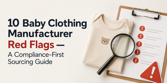 10 Baby Clothing Manufacturer Red Flags — A Compliance-First Sourcing Guide