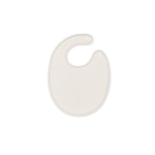 Oat Milk Solid Bamboo Baby Bib