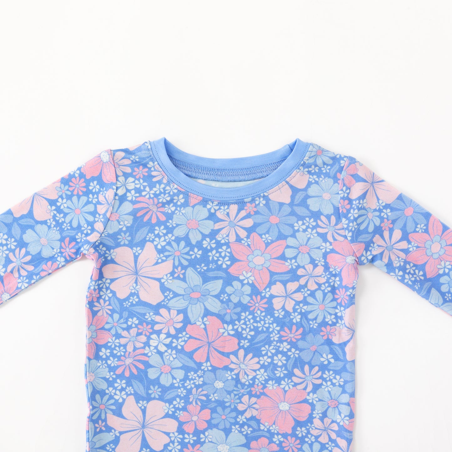 Spring Petal Party Kids Bamboo Two-Piece Pajama Set