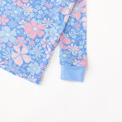 Spring Petal Party Kids Bamboo Two-Piece Pajama Set