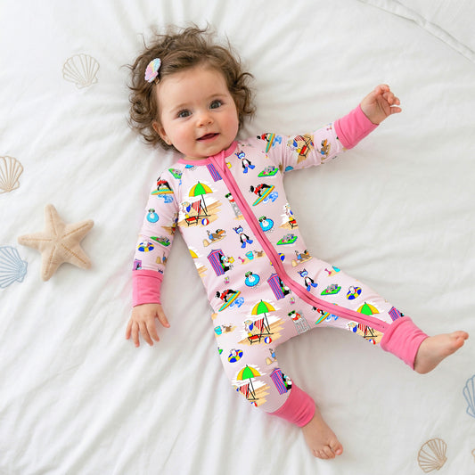 bamboo clothing custom pattern - baby comfort wear bamboo clothing with custom design - baby wear front view