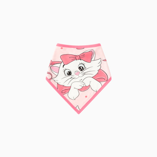 Pink Bow Cat Bamboo Baby Bib