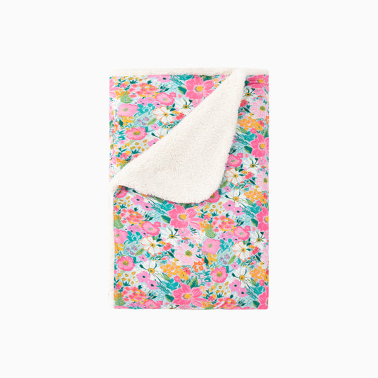 Spring Wildflower Dreams Bamboo Blanket