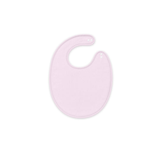 Soft Pink Solid Bamboo Baby Bib