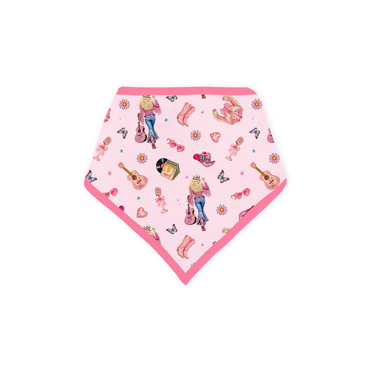 Pink Cowgirl Dreams Bamboo Baby Bib