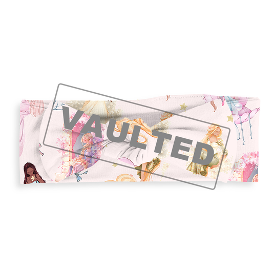 Fairytale Princess Magic Pink Bamboo Headband Bow