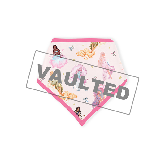 Fairytale Princess Magic Pink Bamboo Baby Bib