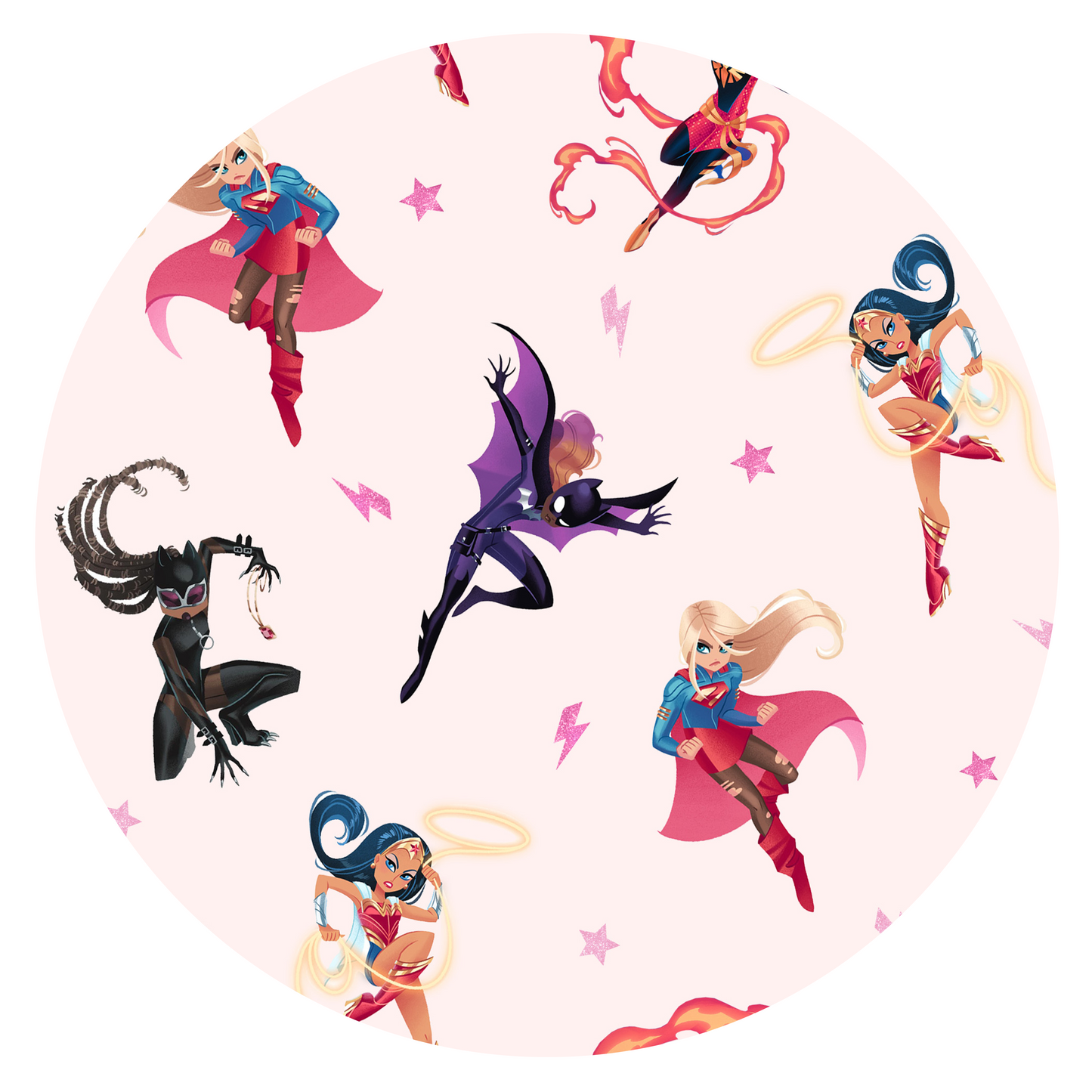 Superhero Girls Power Dreamsk Kids Bamboo Short Sleeves Dress