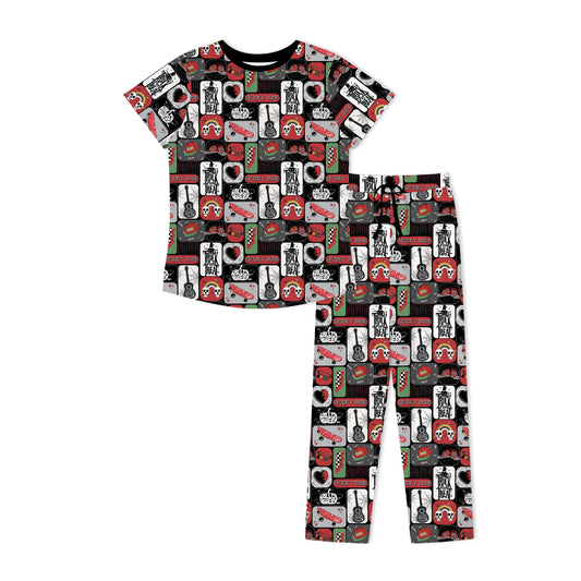 Halloween bamboo clothing design - men apparel bamboo clothing with custom design - men wear front view
