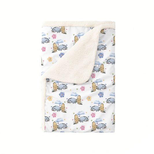 Bear bamboo clothing design - baby apparel bamboo clothing with custom design - baby wear front view