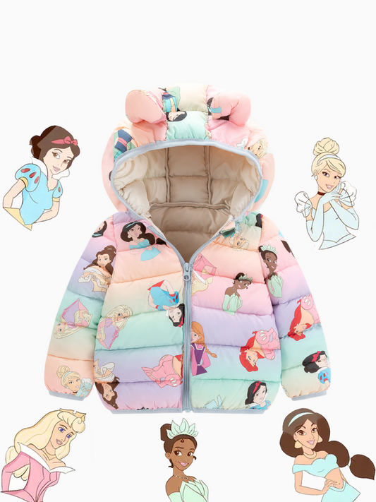 Gradient Princess Baby Bear Jacket Coat