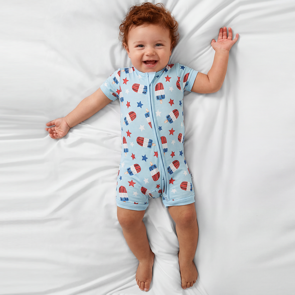 Nordic Dreams Grass Green Pattern court Bamboo Zippy Baby Baber